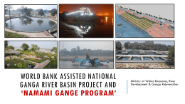 World Bank Assisted National Ganga River Basin Project and