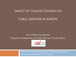 Diapositive 1 - European Trade Union Institute (ETUI)