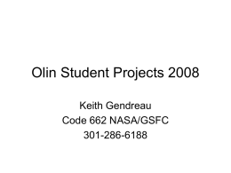Olin Student Projects 2008
