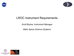 Instrument Requirements