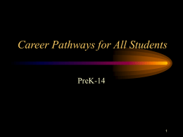 Career Pathways for All Students