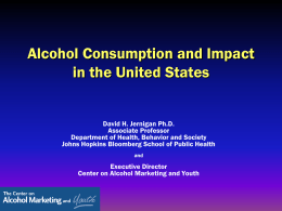 Alcohol Marketing and Youth: Evidence of a Problem