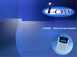 I-CASS – Door Access System