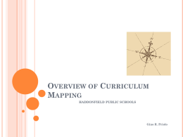 Curriculum Mapping - Haddonfield Public Schools