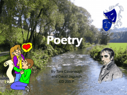 Poetry - Grand Valley State University