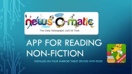 App for reading non