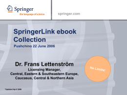 Springer eBook Collection