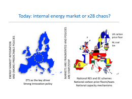 EU ETS: four linked decision processes (so far)