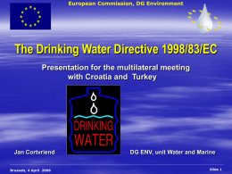 Urban Waste Water Directive