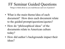 FF Seminar #1 Guided Prompt