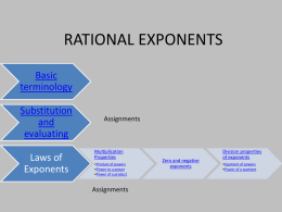 Exponent PowerPoint