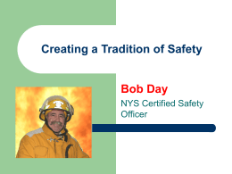 Creating a Tradition of Safety