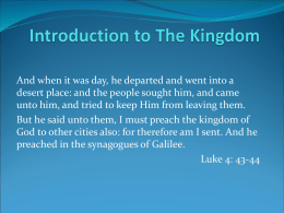 Understanding The Kingdom