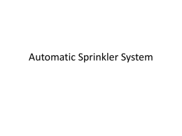Automatic Sprinkler System - ministrytoolboxonline.com