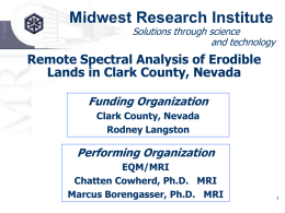 Midwest Research Institute Overview