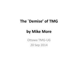 Subject Variable in Sentences - Ottawa TMG-UG