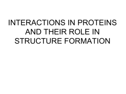 Struktura i Energetyka Białek