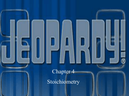 Matrix Jeopardy - Faculty and Staff Websites
