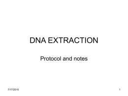 DNA EXTRACTION - Michigan State University