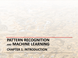 Pattern Recognition and Machine Learning