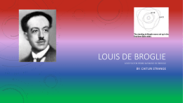 Louis de Broglie Louis Victor Pierre Raymond du Broglie
