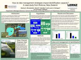 How does lake management for improved water quality impact