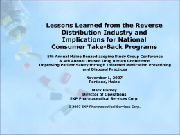 Lessons Learned from the Reverse Distribution Industry and