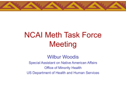 NCAI Meth Task Force Meeting