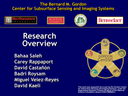 An Engineering Research Center for Integrated Sensing and