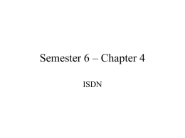 Semester 6 – Chapter 4 - YSU Computer Science