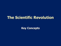 The Scientific Revolution - Gonzaga College High School