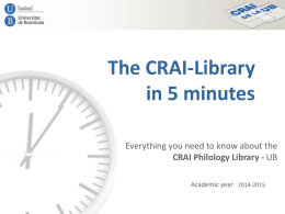 The CRAI-Library in 5 minutes: everything you need to know