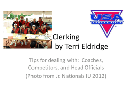 Clerking by Terri Eldridge