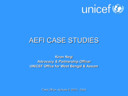 AEFI Cases - West Bengal