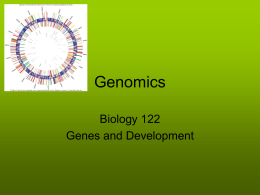 Genomics - California Lutheran University