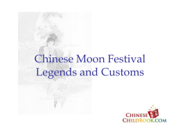 Chinese Moon Festival Legends and Customs