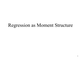 LINEAR STRUCTURAL RELATIONS