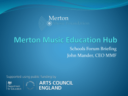 Merton Music Education Hub
