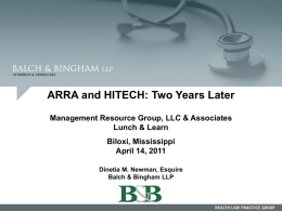 Defense Audits - Balch & Bingham LLP
