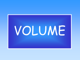 Volume - Powerpoint