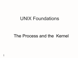 UNIX Foundations - Computer Science