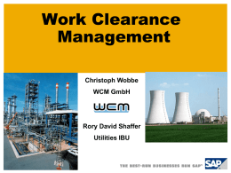 IS-U processes within Mobile Asset Management