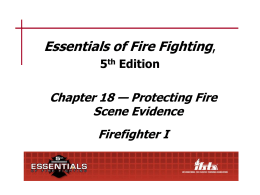 Essentials - District 1 Fire Academy