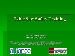Table Saw Certification Republic Industries