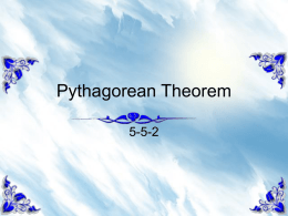 Pythagorean Theorem - NW LINCS