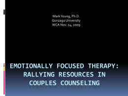 Emotionally Focused Therapy - Connect