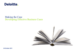 BIT-Queen’s University An introduction to Business Cases