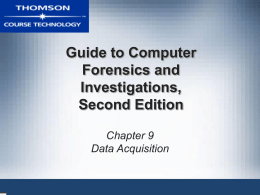 Computer Forensics - Penn State Berks Home Page