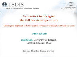 Semantics to energize the full Services Spectrum