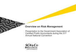 Financial Risk Management: Status and Issues